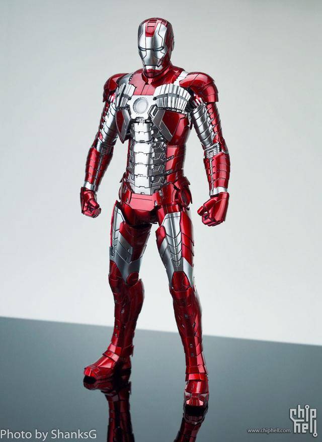 hot toys-《钢铁侠2》钢铁侠mark v 1:6比例合金压铸