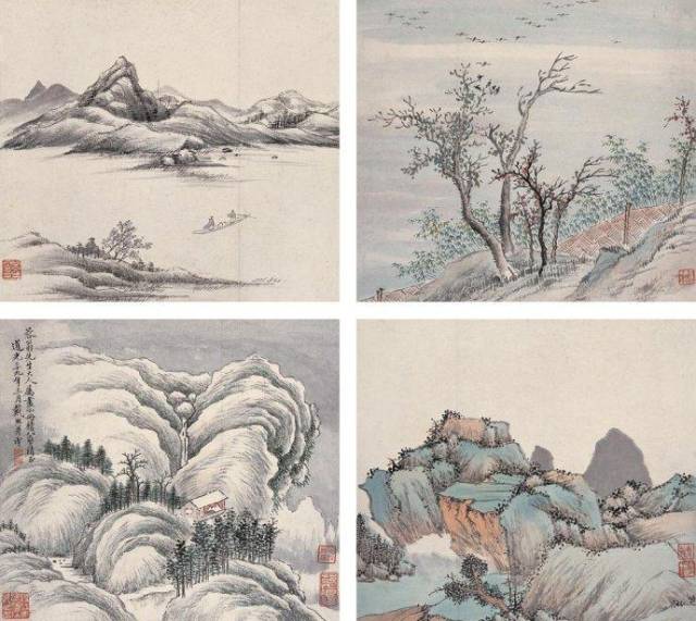 四王之后的山水画大家戴熙作品欣赏(二)