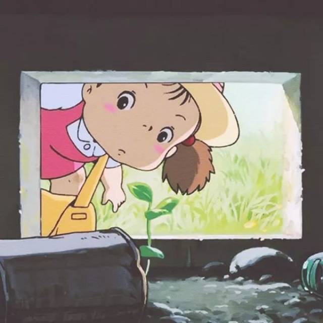 宫崎骏动漫里的美好，这样的头像