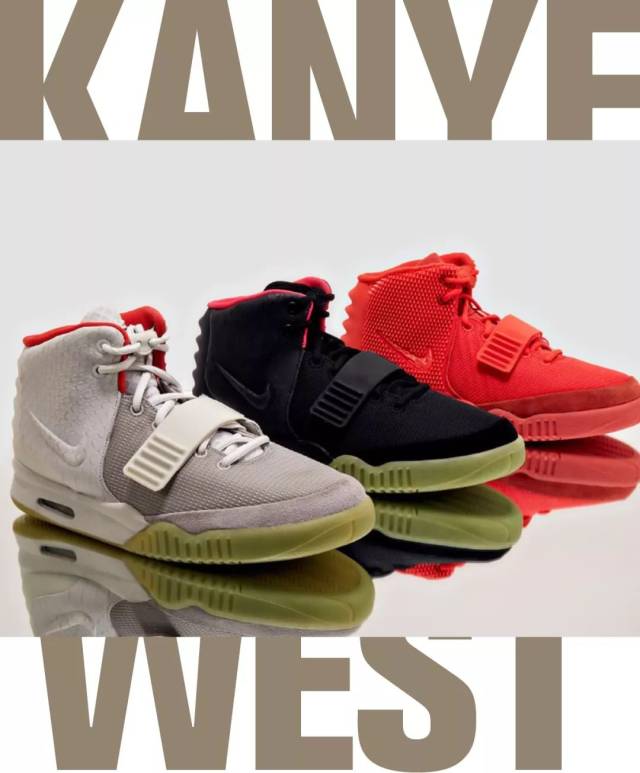 随即与2012年,侃爷由于nike推出了 nike air yeezy  .