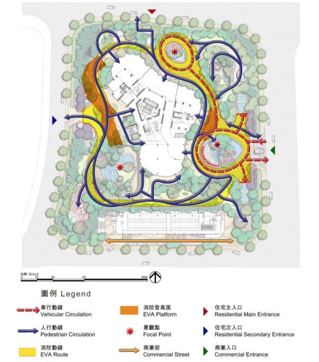 用景观设计柔和建筑与土壤尚东柏悦府