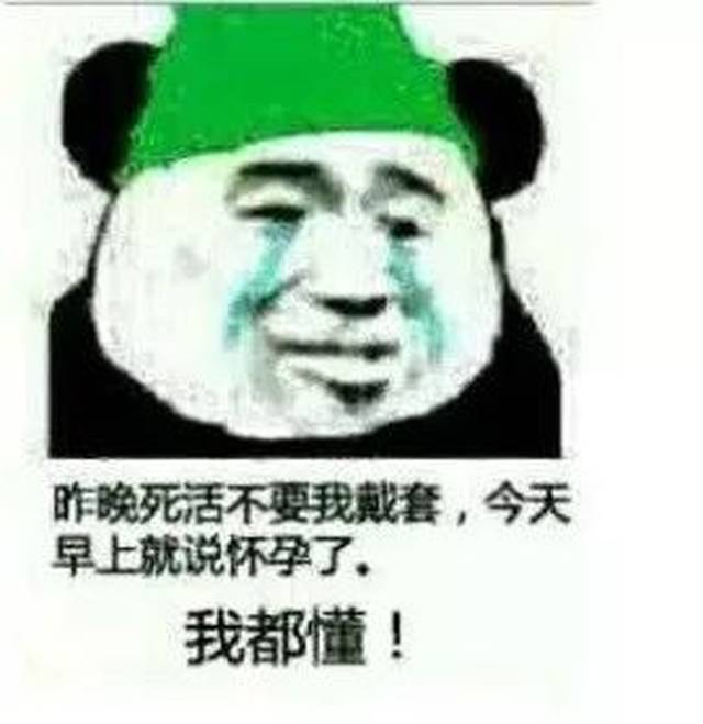 熊猫头表情包 i 生下来吧 我养