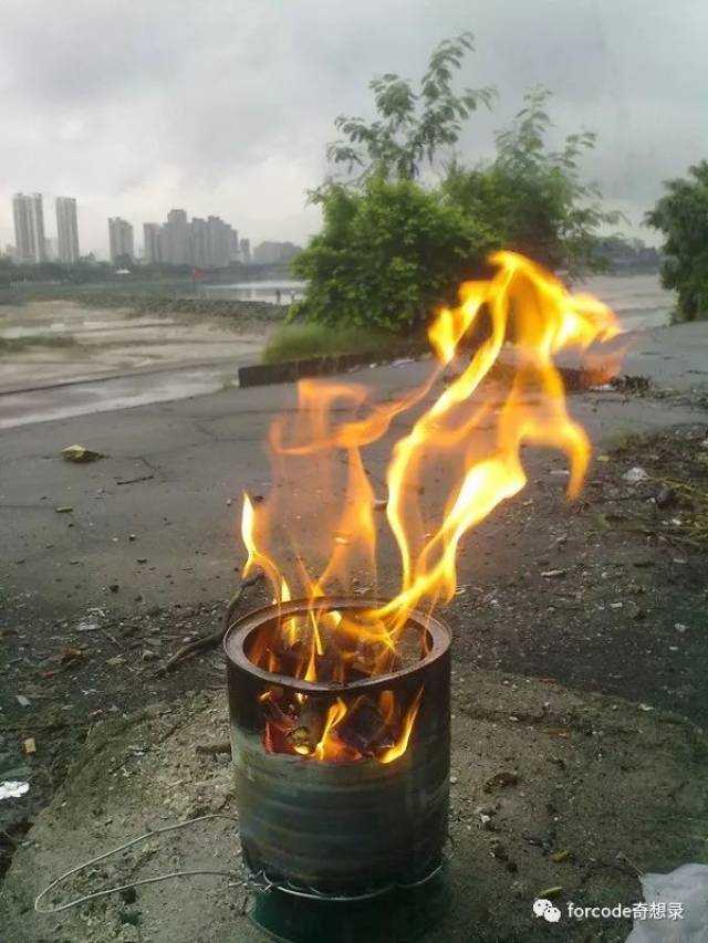 奶粉罐diy木柴气化炉