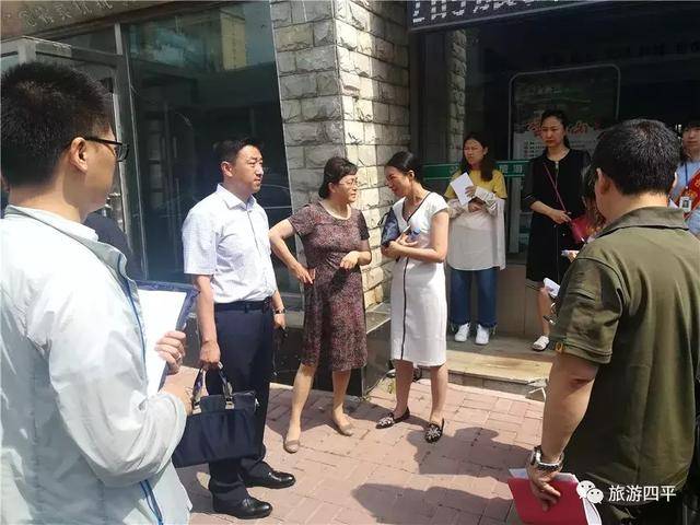 四平市市委常委,宣传部长周进带队检查督导市文广新局创建全国文明