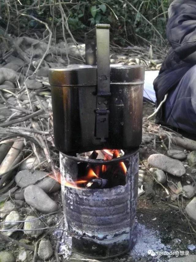 奶粉罐diy木柴气化炉