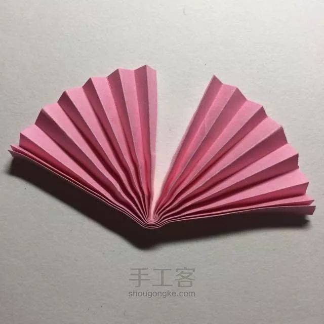 趣味手工折纸 | 粉红小猪扇子