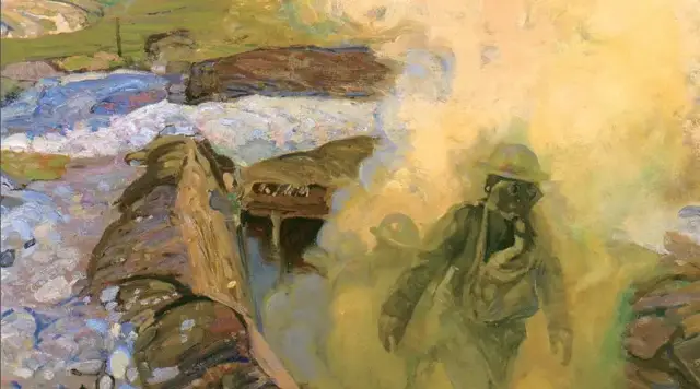 当一战进入尾声，毒气战却发展到高潮