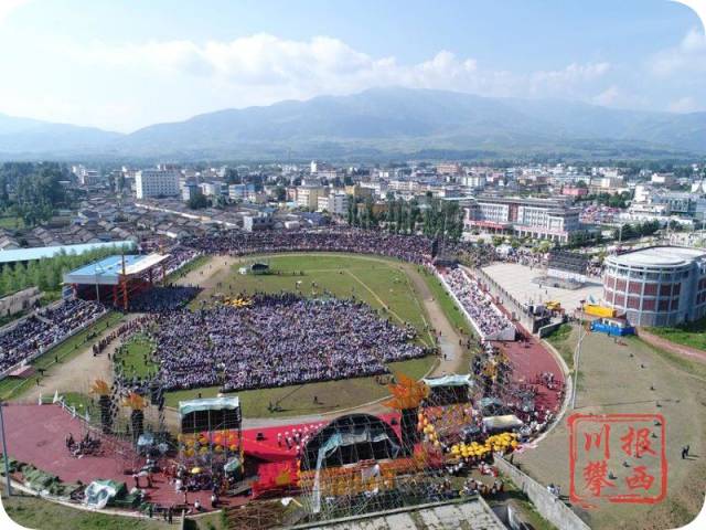 7月20日,凉山州布拖彝族火把节正式开幕.