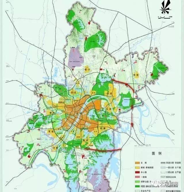 武汉大外环预想图 高速规划图 由此,伴随着湖北国际核心枢纽项目