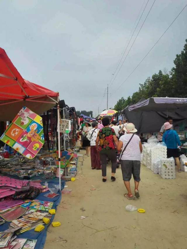 实拍:30多度高温下平度金沟子大集(多图)