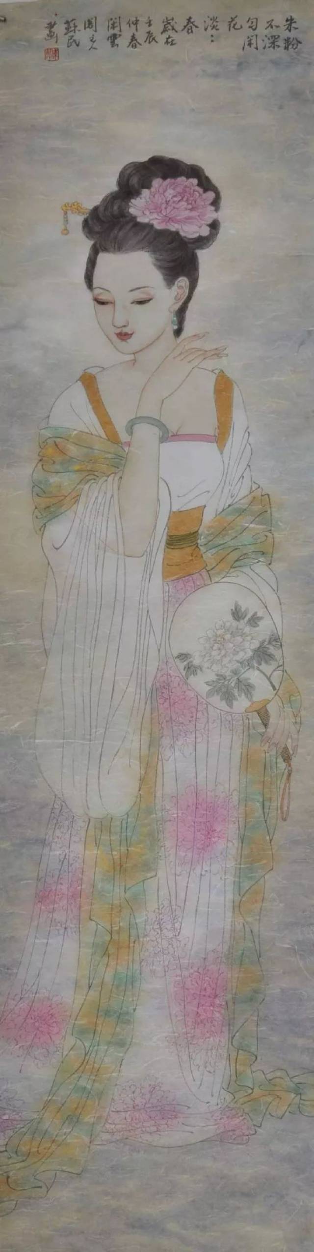 清韵悠长|陈苏民工笔人物作品欣赏
