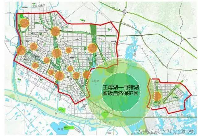 孝感最新城市规划图出炉,看看你家门口有没有多出一条路