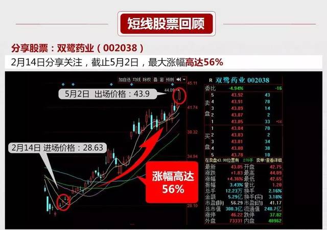 老师2月份就一直看好的双鹭药业(002038)更是大涨逾56%!有图有真相