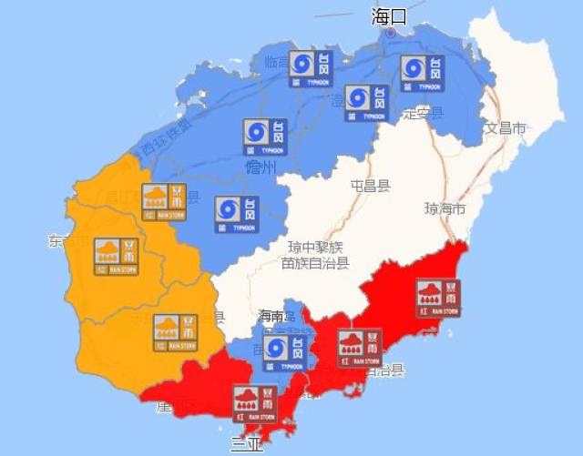 海南发布台风4级 暴雨3级!更有5个台风胚胎正在生成