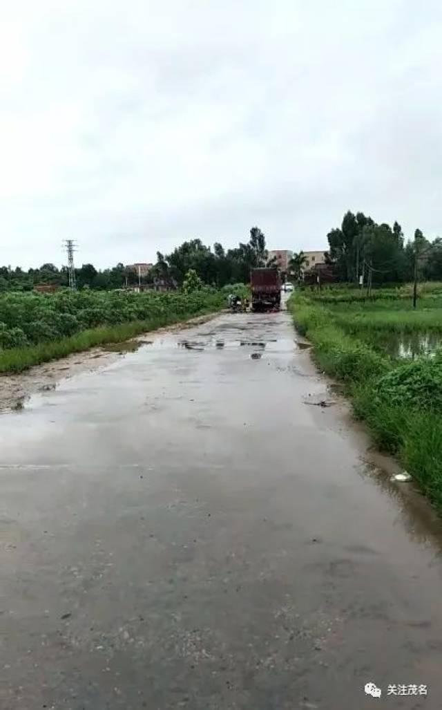 今天早上8点半左右,在茂名茂南镇盛新屋路口发生一起车祸,一小男孩