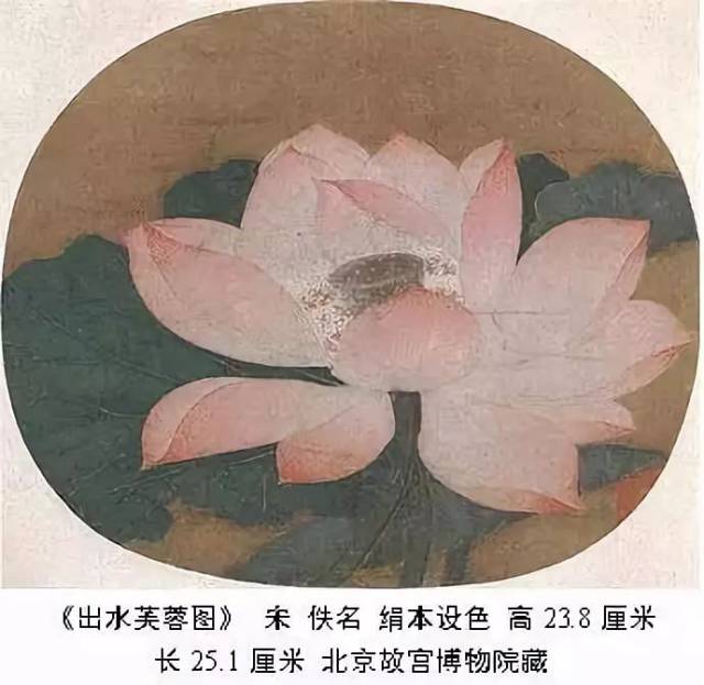 《出水芙蓉图》 南宋 吴炳 (北京故宫博物院藏)