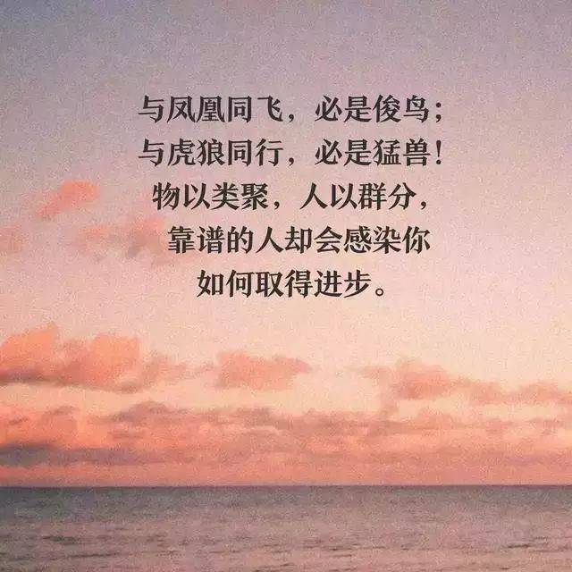 物以类聚,人以群分,与成功的人在一起,你也离成功不远!