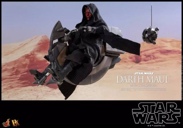 新品预定 hottoys dx16 1/6 星球大战 darth maul达斯·摩尔 单人&dx