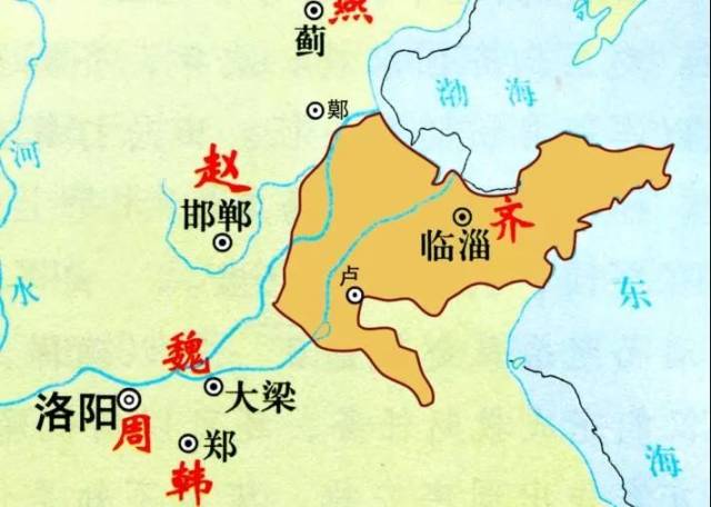 从秦越人生活的春秋战国时期地图来看,卢地距渤海较远,且战国时名图片
