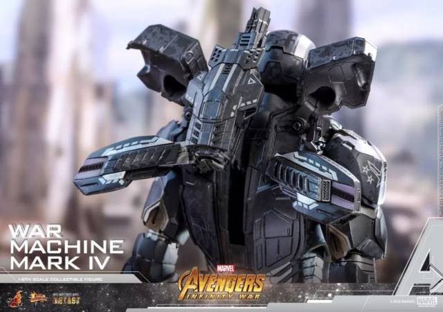 新品预定 hottoys 1/6 压铸合金 mms499d26 复联3 战争机器mk4