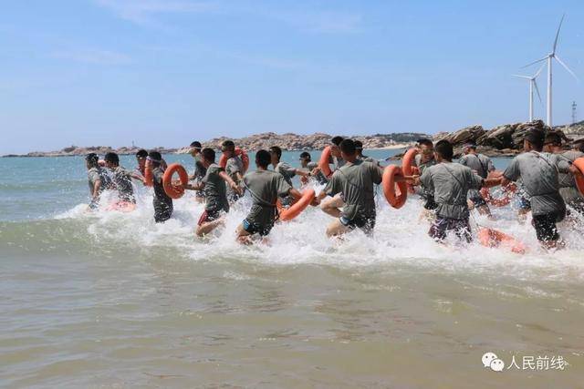 「热点」部队海训,这6关你都过了吗?