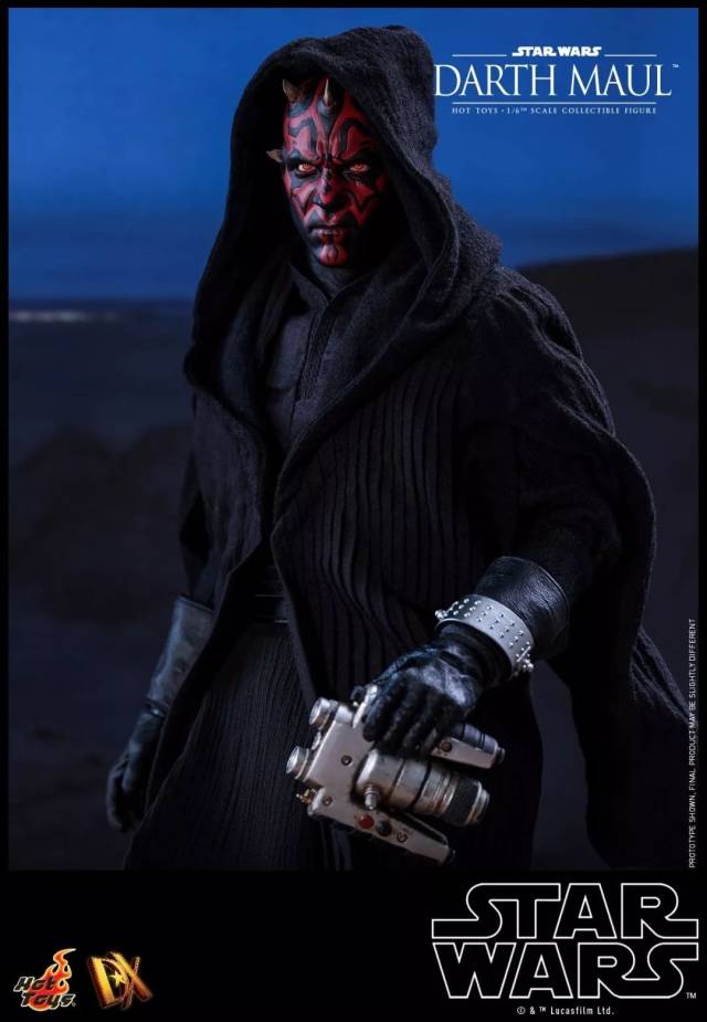 新品预定 hottoys dx16 1/6 星球大战 darth maul达斯·摩尔 单人&dx