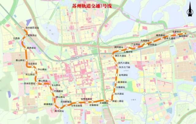 苏州地铁3号线线路图 知道大家对有轨电车2号线充满了期待