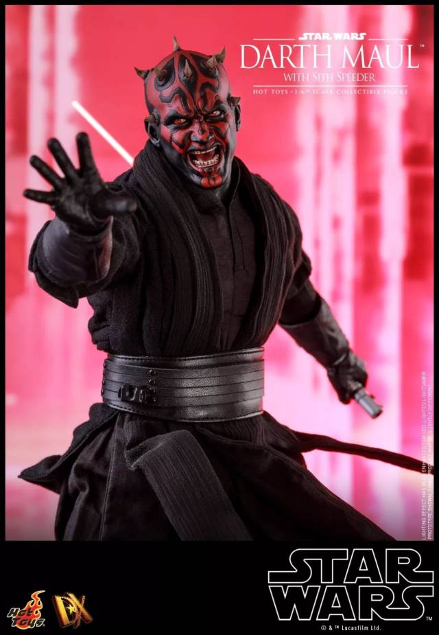 新品预定 hottoys dx16 1/6 星球大战 darth maul达斯·摩尔 单人&dx