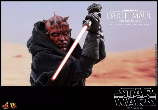 新品预定 hottoys dx16 1/6 星球大战 darth maul达斯·摩尔 单人&dx