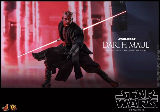 新品预定 hottoys dx16 1/6 星球大战 darth maul达斯·摩尔 单人&dx