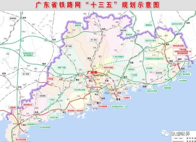 广东未来6年将新建成的19条(段)高铁/城际 | 项目一览