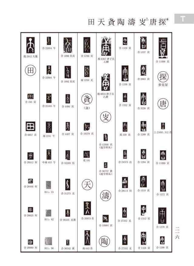 甲骨文书法可释字形最全工具书——《甲骨文可释字形总表》