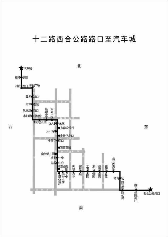 2018庆阳市最全最新公交线路,值得收藏.