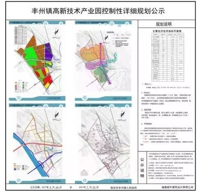 启动丰州镇高新技术产业园区规划报批及环山片区一期规划.