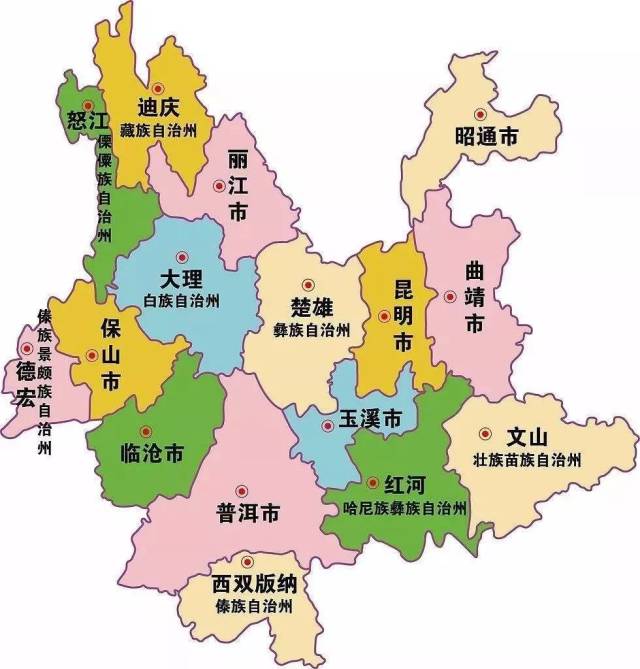 (云南地图)