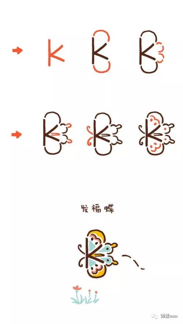 从a到z,用英文字母画超萌的小动物简笔画,so easy!