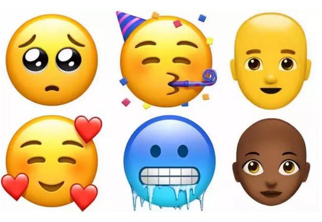 苹果发布全新emoji表情超70个 竟有人用其画出明星的脸!图片