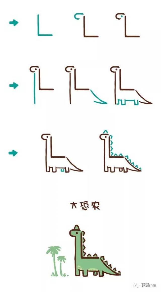 从a到z,用英文字母画超萌的小动物简笔画,so easy!