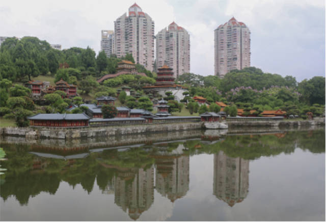 "锦绣中华"颐和园微缩景观 (摄像:北京农业大学肖怡宁)