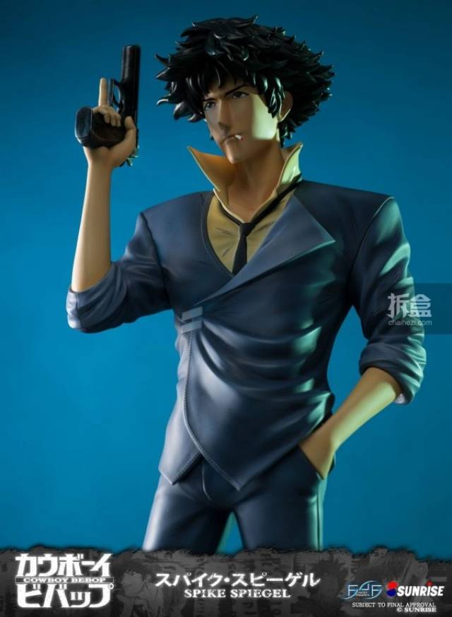 first 4 figures《星际牛仔 赏金猎人 斯派克 斯皮格尔 20寸雕像