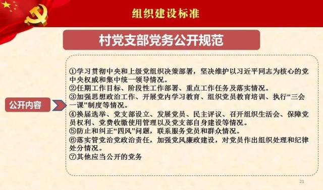 【基层党建】党支部建设标准化工作培训课件(