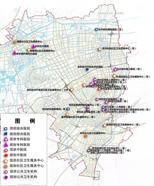 杭州市余杭分区规划(2017-2020)征求意见公布,大临平北都有哪些规划?