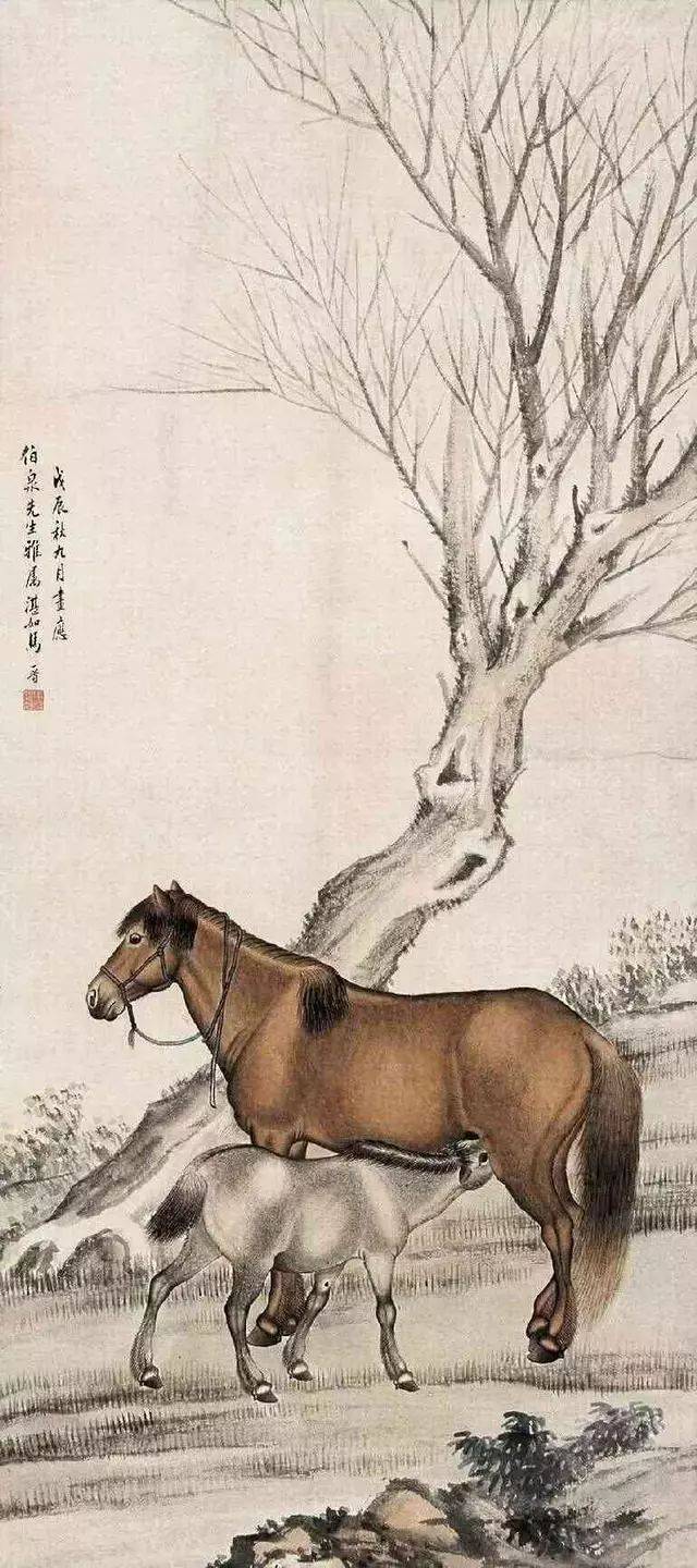 【欣赏】郎世宁后的画马名家——马晋