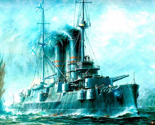 俄罗斯帝国海军最后的骄傲"光荣"号战列舰奋战到底