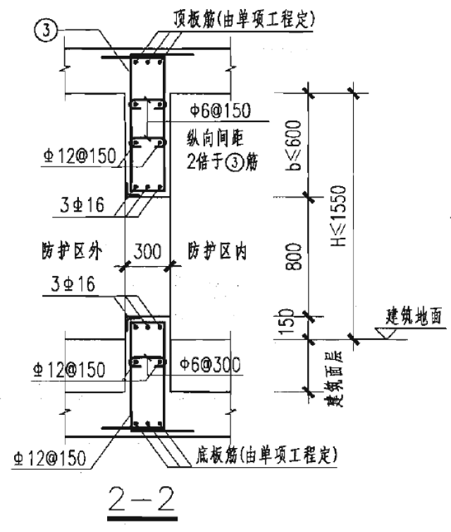 让你彻底学会人防门框墙钢筋算量,附图纸