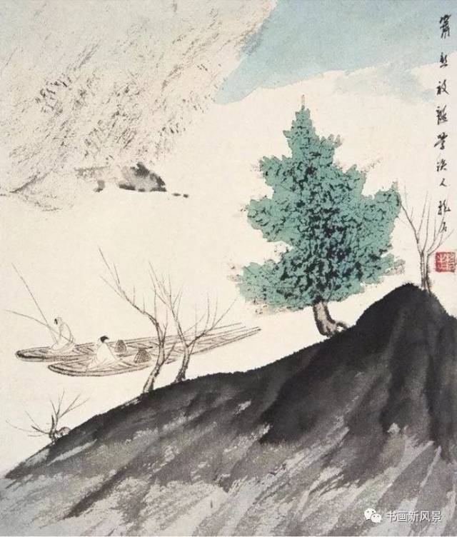 傅抱石这种风格的山水见过吗?