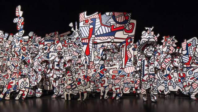 杜布菲(jean dubuffet,1901-1985)一生画风多变「鸣路波(l'hour