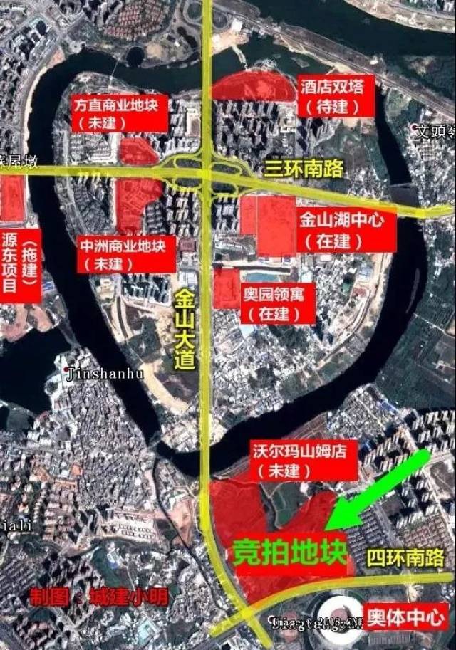 惠州金山湖出让巨无霸商住地,起拍价超32亿!万达会参与竞拍吗?