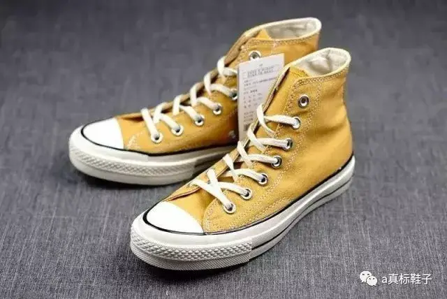 辨别匡威converse1970s三星黑标帆布鞋真假?