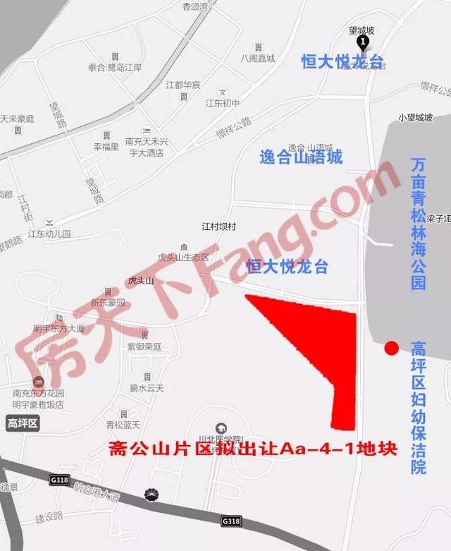 南充新出炉3大地块 共计596亩